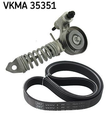 Kit de courroie d'accessoire (Courroie d’alternateur) SKF ref. VKMA 35351
